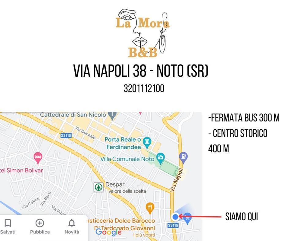 La Mora Affittacamere Noto Eksteriør bilde